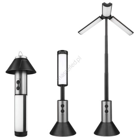 Lampa turystyczna latarka kempingowa wielofunkcyjna teleskopowa led namiot