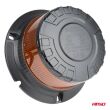 Lampa ostrzegawcza błyskowa kogut LED W28B 12V 24V AMIO-04106 - 2