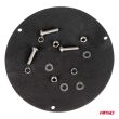 Lampa ostrzegawcza błyskowa kogut LED W28B 12V 24V AMIO-04106 - 4