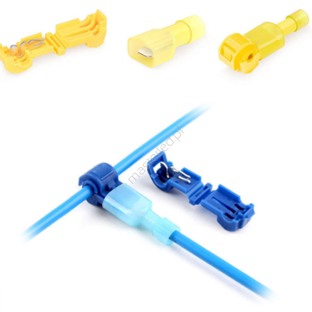 Szybkozłączki elektryczne Typ-T 04-6mm2 24A AMIO-02345