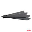 Zestaw czarnych ostrzy ze stali SK5 100x18x0,5mm 10szt. AMIO-04821 - 4