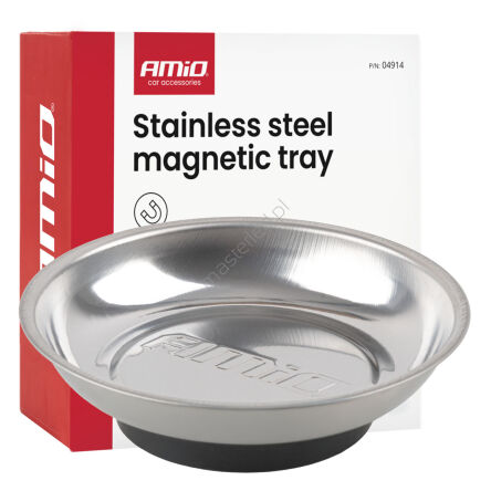 Miska magnetyczna ze stali nierdzewnej 110mm AMIO-04914