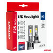Żarówki samochodowe LED seria F25 PRO BLACK FULL CANBUS H3 68W 12V 24V AMIO-04718 - 10