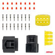 Złącze elektryczne wodoodporne zestaw 8 PIN 2.2mm AMIO-04350 - 3