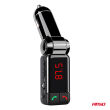 Transmiter samochodowy FM składany 2×USB-A 12V 24V AMIO-04650 - 4