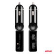 Transmiter samochodowy FM składany 2×USB-A 12V 24V AMIO-04650 - 6