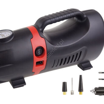 Kompresor samochodowy pompka 12V 230V ACOMP-09 AMIO-02383