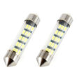 Żarówki LED STANDARD 3014 15SMD Festoon C5W C10W C3W 39mm White 12V AMIO-01091 - 2