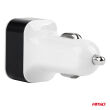 Ładowarka samochodowa 3x USB biała PCH-03 AMIO-01027 - 3