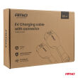 Kabel z wtyczką do ładowania samochodów elektrycznych EV 3P 22kW 5m AMIO-04972 - 12