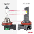 Żarówki samochodowe LEDr z homologacją drogową R37 E-MARK H11 PnP FAN 18W AMIO-05120 - 6