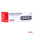 Lampa błyskowa ostrzegawcza płaska 4 LED R65 R10 12-24V AMIO-02298 - 5