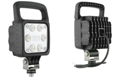 Lampa robocza LED 12-24V,1500lm, skupiona wiązka, L4F,uchwyt
