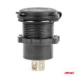 Ładowarka samochodowa z gniazdami USB wodoodporna z włącznikiem USB + 2x USB-C QC3.0 12V 24V AMIO-04596 - 3