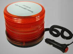 Lampa ostrzegawcza pomarańczowa 10-30V 72 LED magn (001218YA)