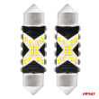 Żarówki LED CANBUS Festoon C5W 12SMD 2016 36mm White 12V 24V AMIO-04236 - 2