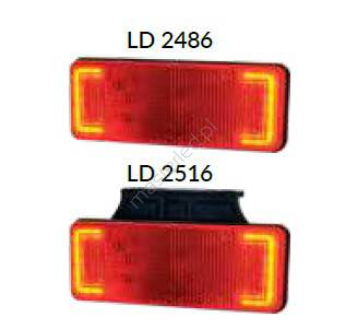 Obrysówka tylna LED LD 2486 / LD 2516 12/24V