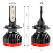 Żarówki samochodowe LED seria BF H7 6000K Canbus AMIO-02242 - 6