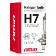 Żarówka halogenowa H7 12V 55W filtr UV (E8) AMIO-01156 - 5