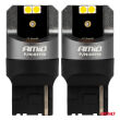 Żarówki LED CANBUS PRO WY21W 4x3030 SMD pomarańczowe 12V 24V AMIO-03590 - 2