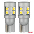 Żarówki LED CANBUS T10 W5W 12 SMD 3030 White 12V 24V AMIO-04243 - 2