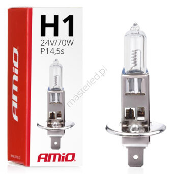 Żarówka halogenowa H1 24V 70W AMIO-01482