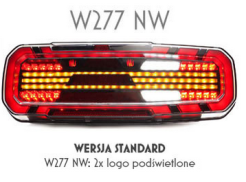 2368 NW Lampy zespolone tylne W277 LINE BLACK