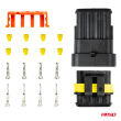 Kostka wtyk złącze hermetyczne superseal 4 PIN AMIO-03520 - 3