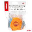 Pas transportowy z klamrą samozaciskową 2,5m x 25mm AMIO-03291 - 5