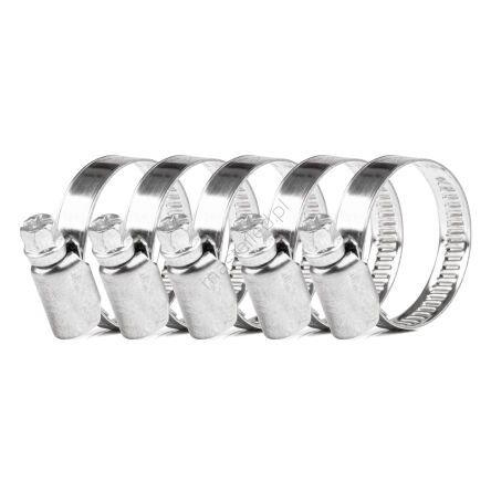 Obejma ślimakowa 5 szt. 20–32 mm/9 mm W2 AMIO-04583