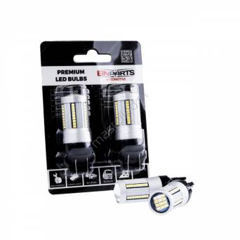 EPL164 7443CK W21/5W 66SMD Canbus 6000K White
