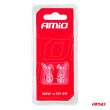 Żarówki halogenowe T10 W5W W2.1x9.5d 12V 2szt. blister AMIO-03346 - 3