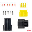Złącze elektryczne wodoodporne zestaw 3 PIN 2.2mm AMIO-04347 - 3