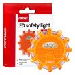 Samochodowa lampa awaryjna akumulatorowa z funkcją latarki LED 12SMD+3SMD 650mAh (BATT) światło czerwone AMIO-04673 - 9