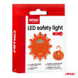 Samochodowa lampa awaryjna akumulatorowa z funkcją latarki LED 12SMD+3SMD 650mAh (BATT) światło czerwone AMIO-04673 - 9
