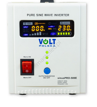 SINUS PRO 500 E 12/230V (350/500W) ZASILACZ AWARYJNY