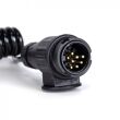 Spiral cable with 13-pin plugs 12V 3m 8-core E1383 - 4