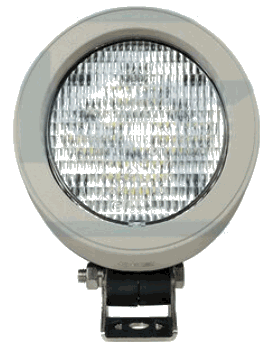 Lampa robocza 4 LED, 60W, rozproszona, szara, okrągła, przeznaczona do John Deere