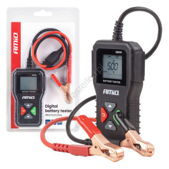 Cyfrowy tester akumulatora 2–220 Ah 6V 12V 24V AMIO-04920
