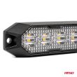 Lampa błyskowa ostrzegawcza płaska 4x3W LED R65 R10 12V 24V AMIO-03929 - 2