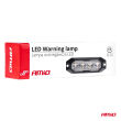 Lampa błyskowa ostrzegawcza płaska 4x3W LED R65 R10 12V 24V AMIO-03929 - 6