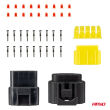 Złącze elektryczne wodoodporne zestaw 10 PIN 2.2mm AMIO-04351 - 3
