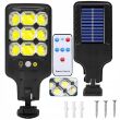 Lampa solarna zewnętrzna cob uliczna z czujnikiem ruchu i zmierzchu + pilot - 4