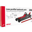 Podnośnik hydrauliczny niskoprofilowy żaba 2T 2000 kg CE AMIO-02500 - 12