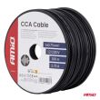 Przewód jednożyłowy czarny Cable CCA 1x0.75mm2 100m 3.75A 12/230V AMIO-04453 - 5