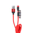 Kabel USB magnetyczny 3w1 na Lightning USB-C micro USB 1 m UC-8 AMIO-02522 - 2