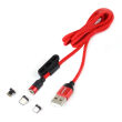 Kabel USB magnetyczny 3w1 na Lightning USB-C micro USB 1 m UC-8 AMIO-02522 - 3