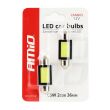 Żarówki LED CANBUS COB3 Festoon C5W C10W C3W 36mm White 12V AMIO-01639 - 3