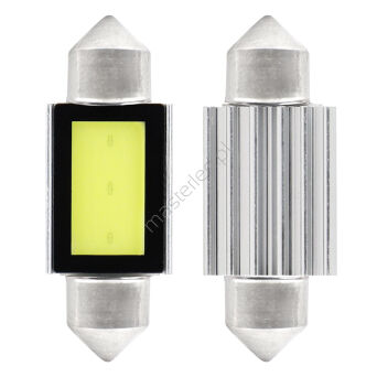 Żarówki LED CANBUS COB3 Festoon C5W C10W C3W 36mm White 12V AMIO-01639