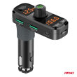Transmiter samochodowy FM 2×USB-A 1×USB-C mircoSD 12V 24V AMIO-04653 - 4